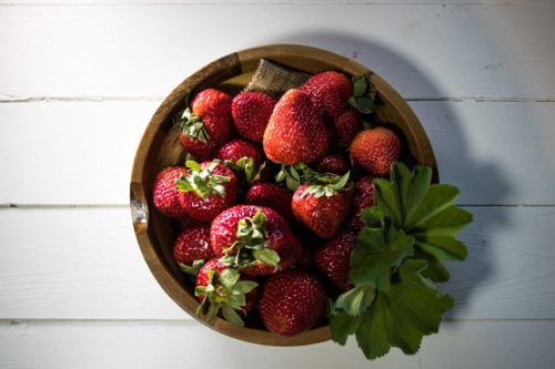 bowl of strawberries